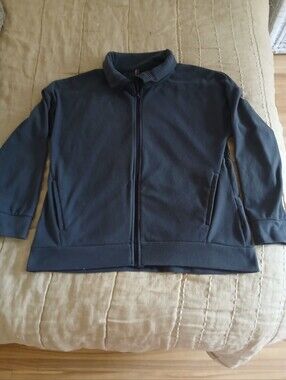 Mondetta's woman Navy Full-Zip Fleece Jacket